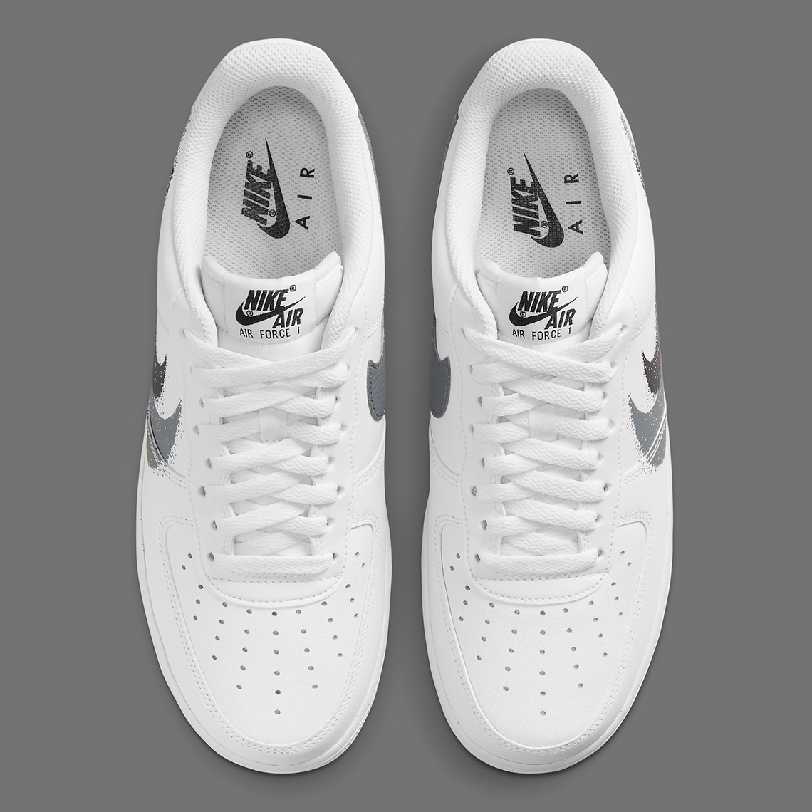 Một số hình ảnh của Nike Air Force 1 Spray Paint Swoosh - 4