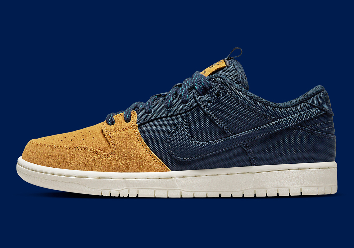 Một số hình ảnh của Nike SB Dunk Low Midnight Navy/Ochre - 1