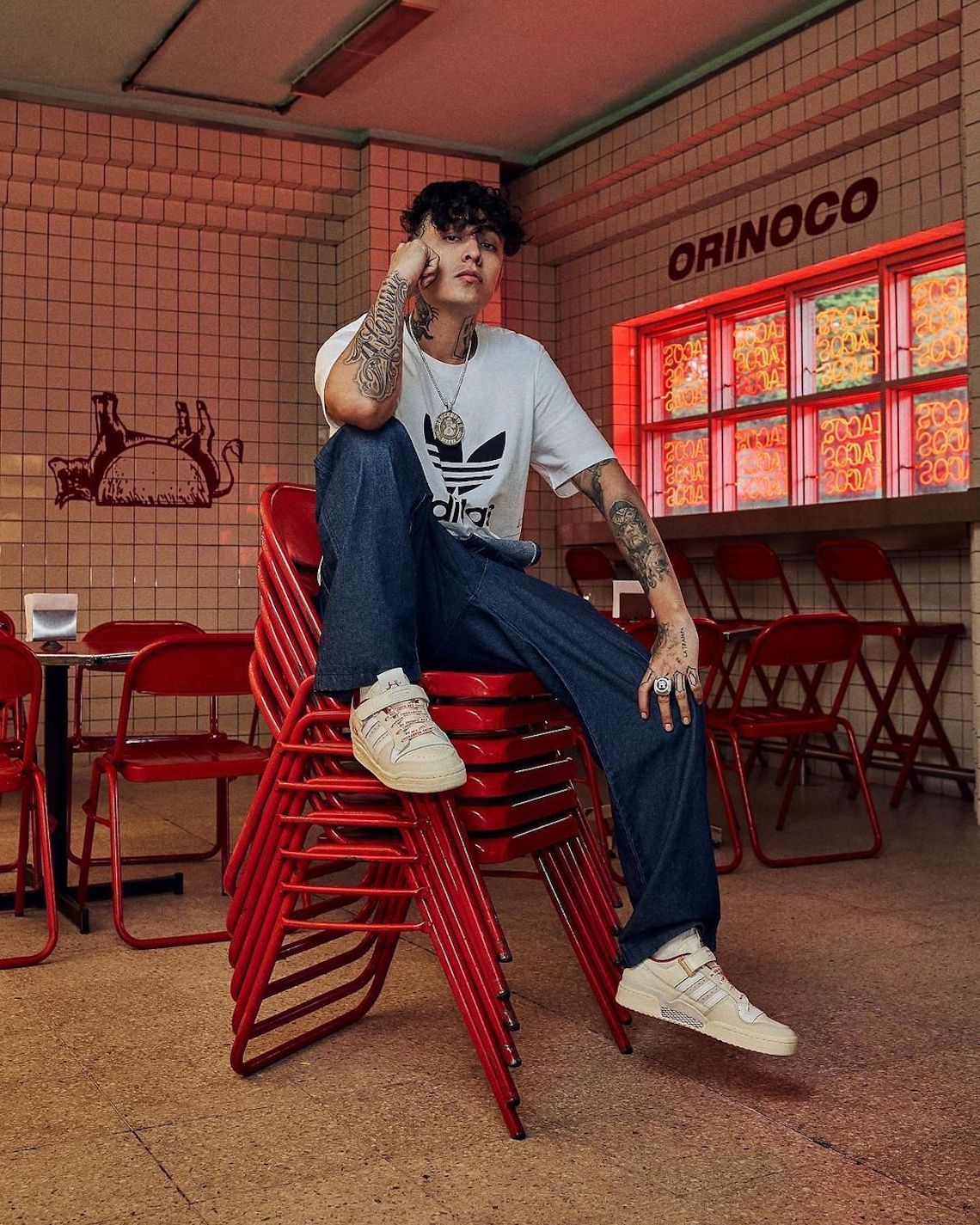 Một số hình ảnh của Taquería Orinoco x adidas Forum Low - 4