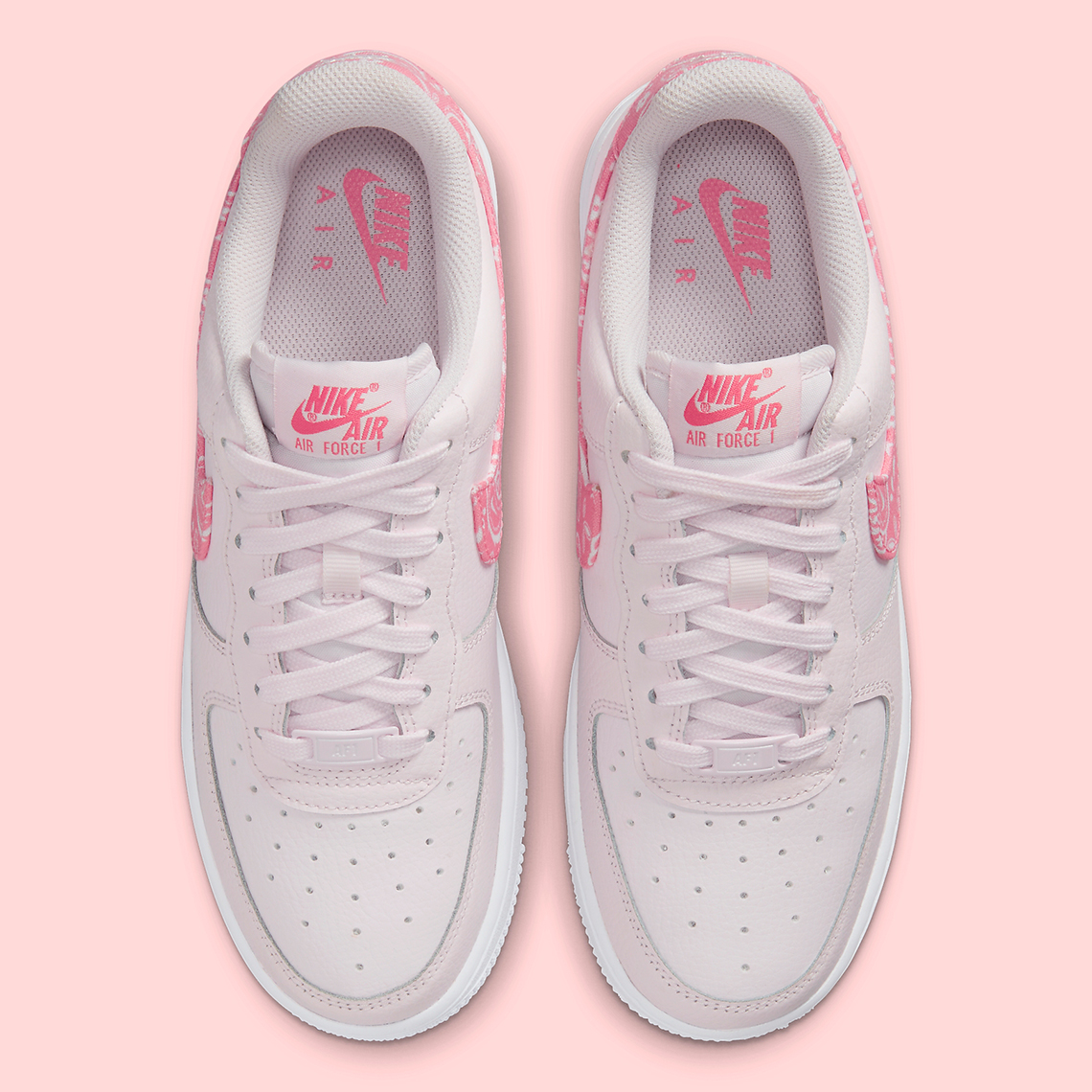 Một số hình ảnh mẫu giày sneaker Nike Air Force 1 Low Pink Paisley mới nhất - 6