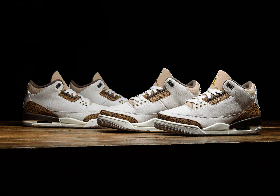 Một số hình ảnh mới nhất của  Air Jordan 3 Palomino