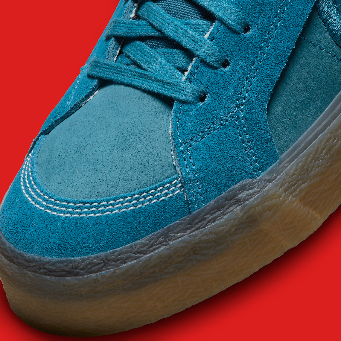 Một số hình ảnh mới nhất của đôi giày Nike SB Blazer Mid Teal Gum - 7