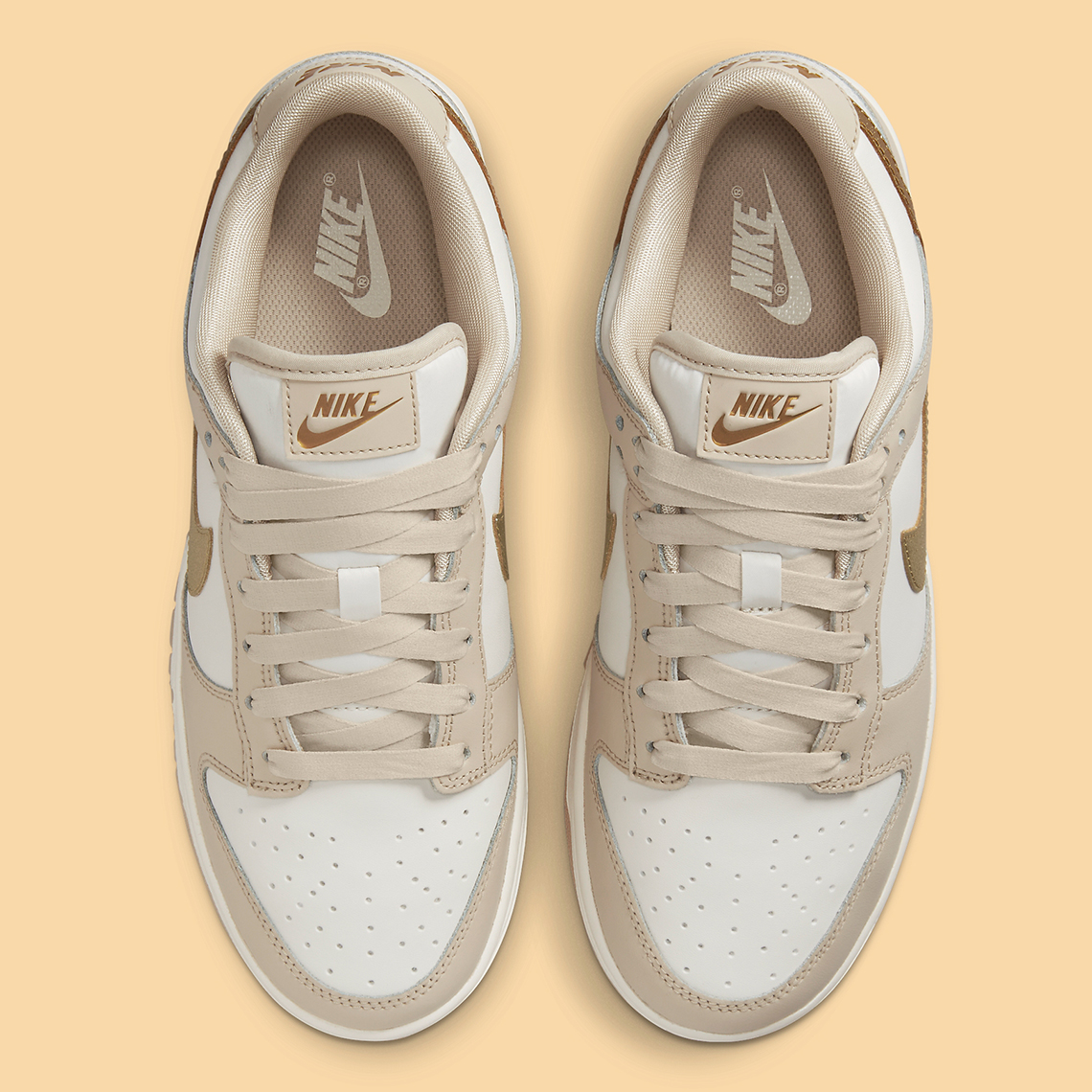 Một số hình ảnh mới nhất của mẫu giày Nike Dunk Low Gold Swoosh - 6