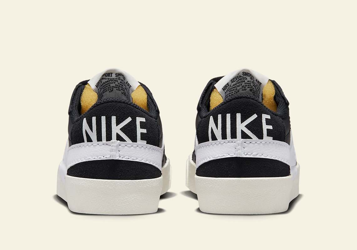 Một số hình ảnh Nike Blazer Low Jumbo màu đen và trắng - 5