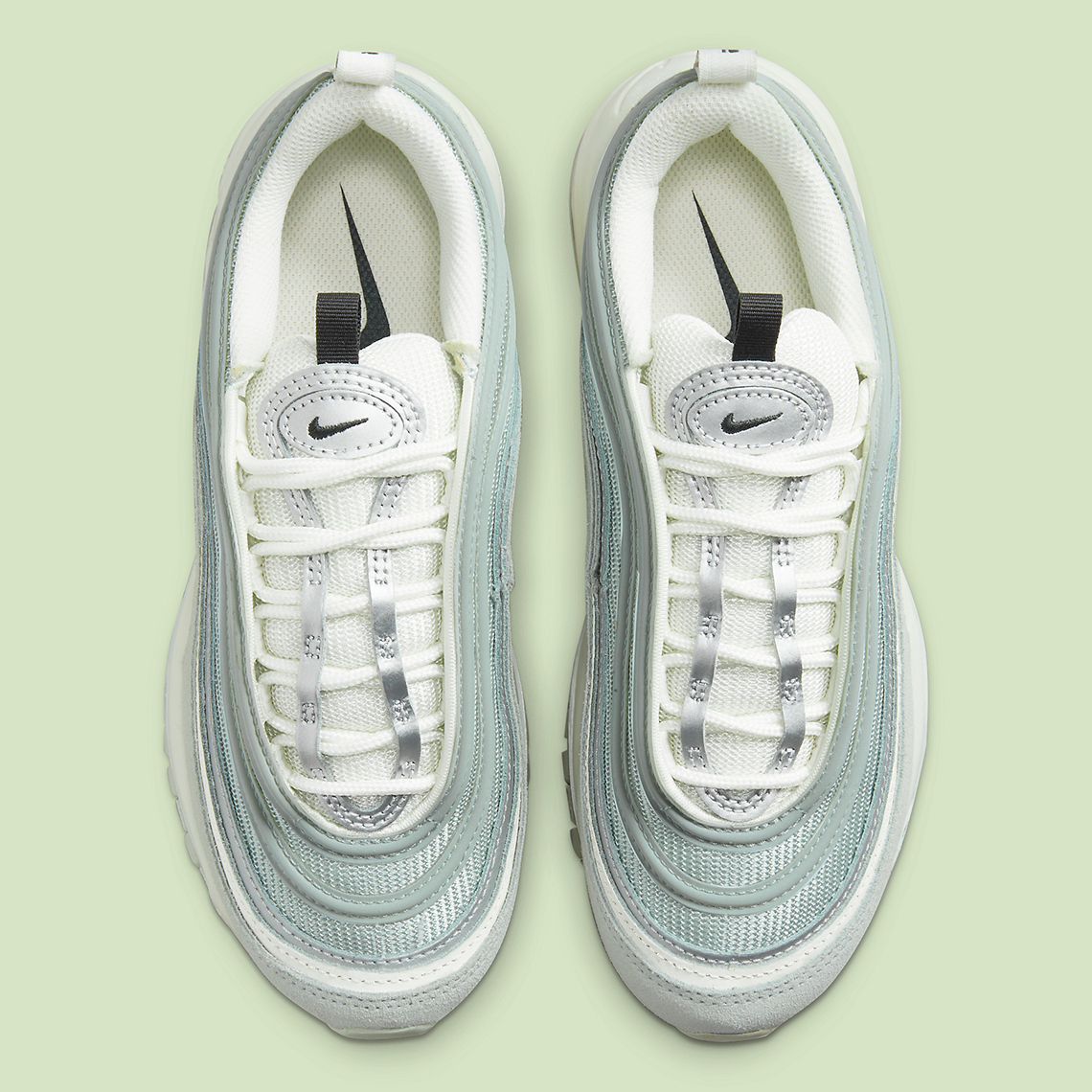 Một sự lựa chọn khác cho Nike Air Max 97 với màu  Light Green/Silver - 6