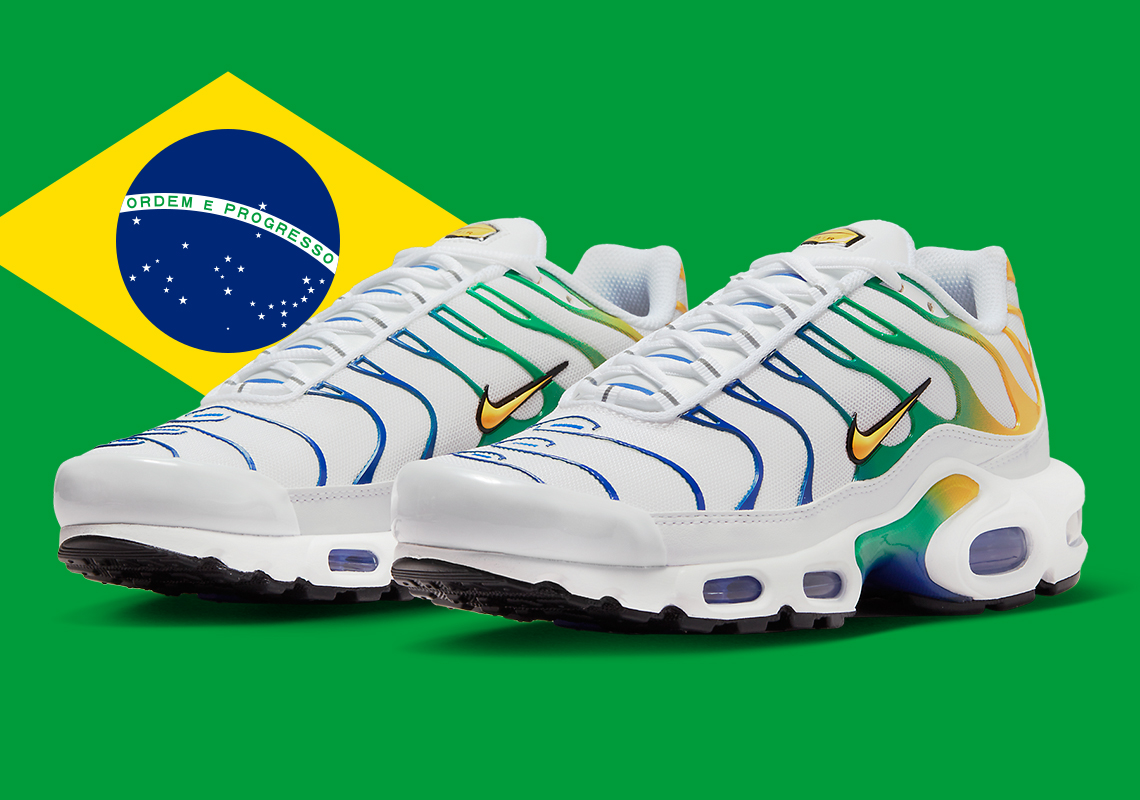 Một thiết kế Nike Air Max Plus thân thiện với Brazil đã xuất hiện - 1