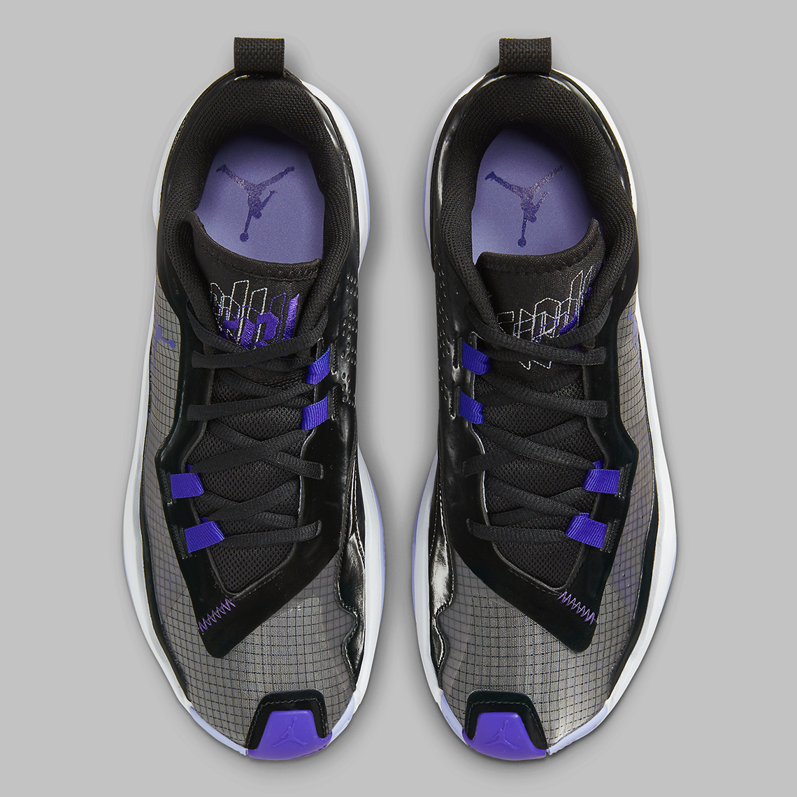 Một vài hình ảnh của đôi giày sneaker Jordan Westbrook One Take 4 Black/Purple - 6