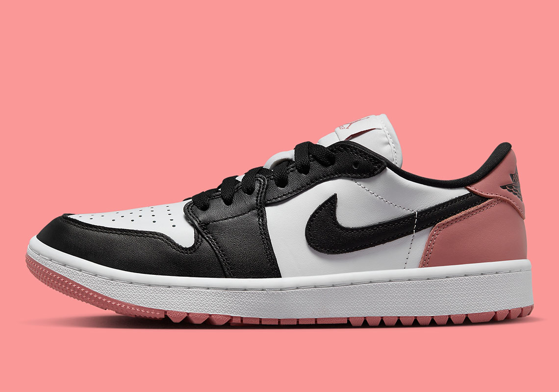 Một vài hình ảnh của mẫu giày Air Jordan 1 Low Golf Rust Pink - 3