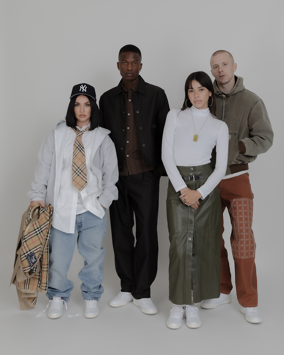 Một vài hình ảnh của mẫu giày Packer Shoes x Reebok Club C White/Burgundy - 3