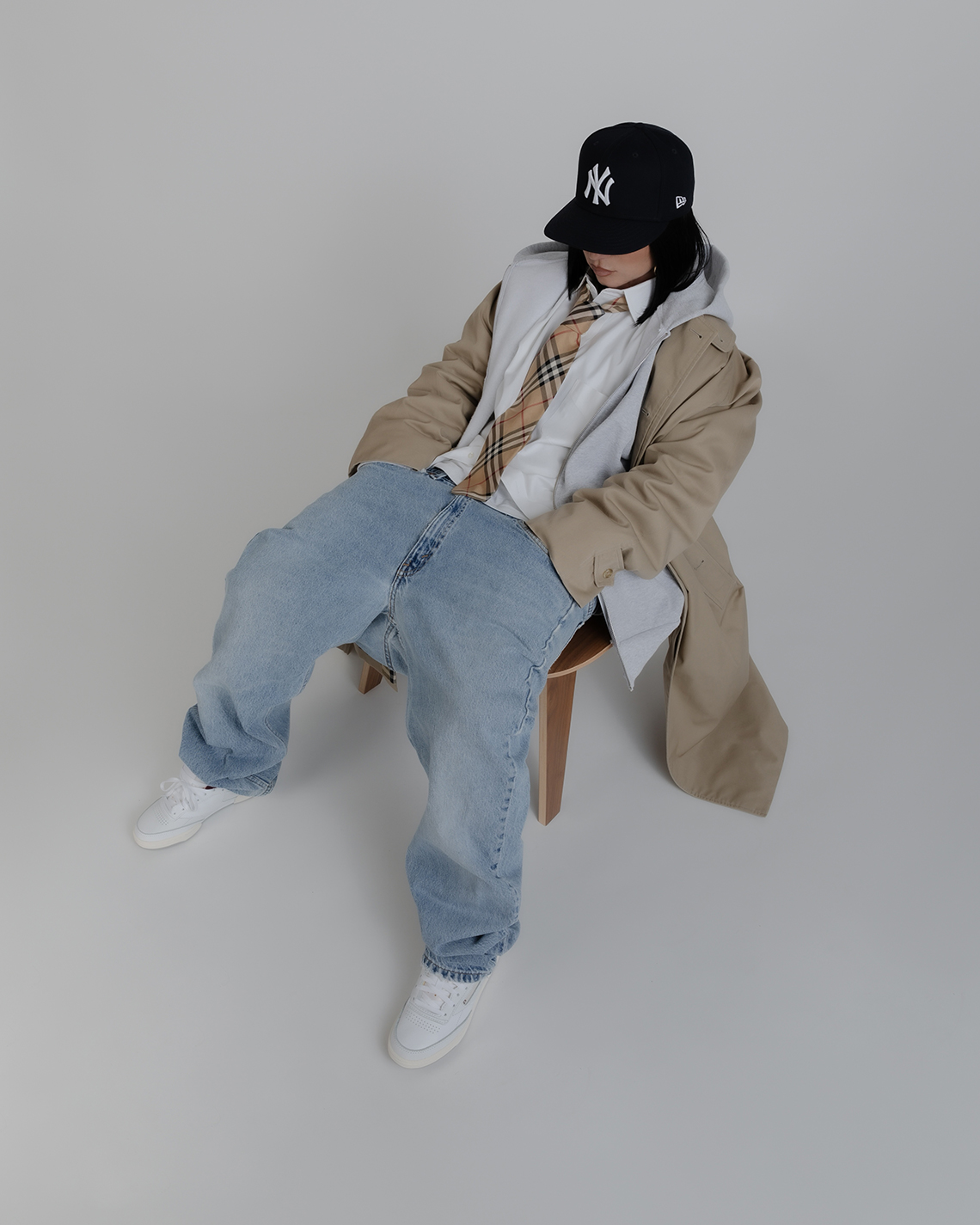 Một vài hình ảnh của mẫu giày Packer Shoes x Reebok Club C White/Burgundy - 5