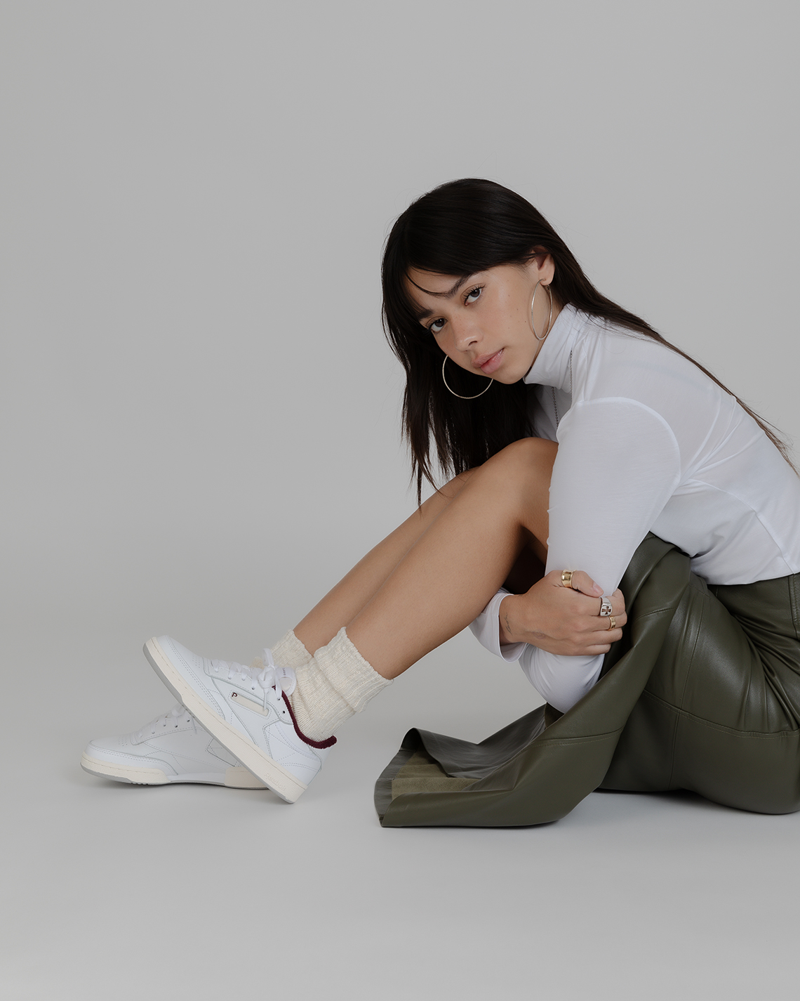 Một vài hình ảnh của mẫu giày Packer Shoes x Reebok Club C White/Burgundy - 6