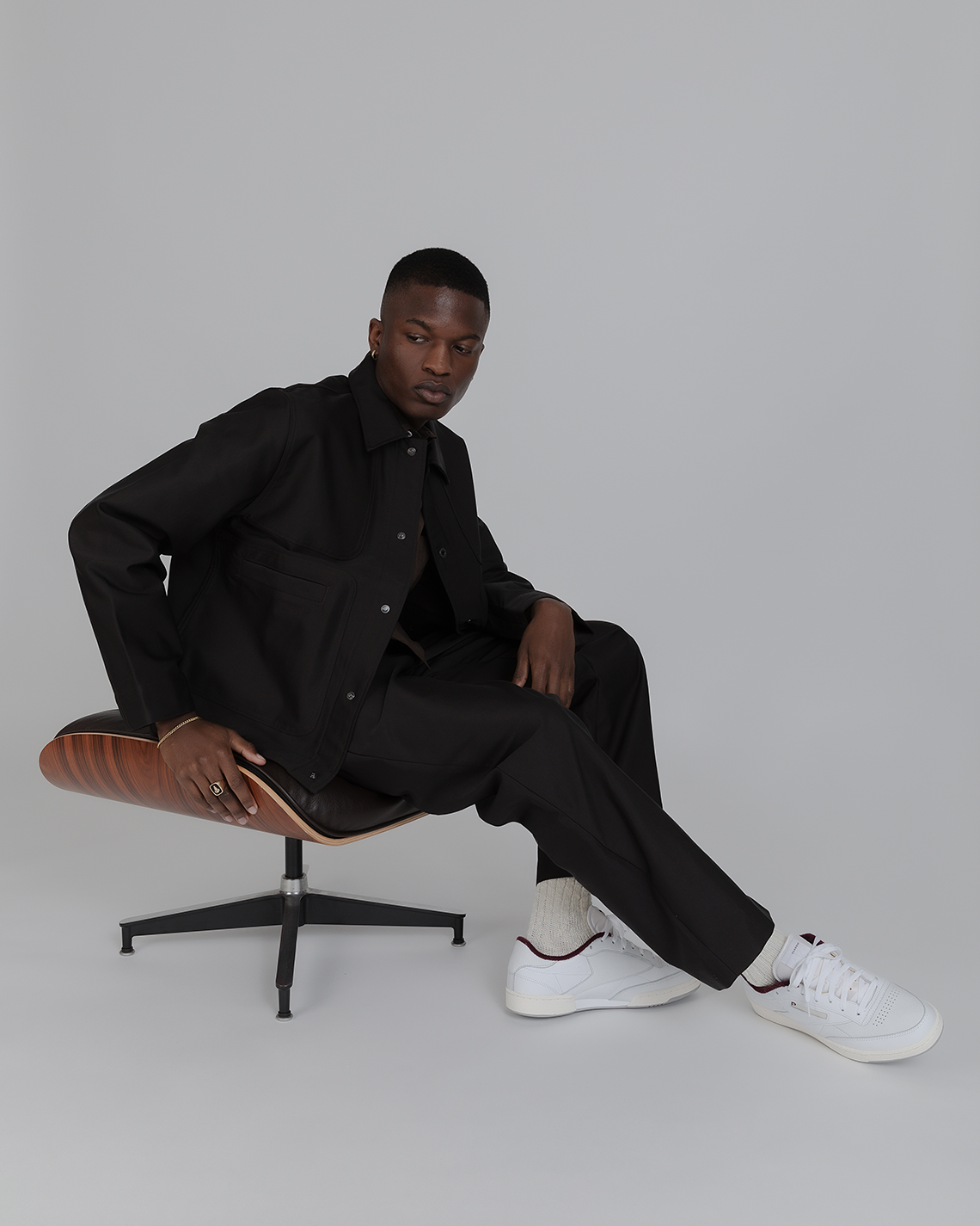 Một vài hình ảnh của mẫu giày Packer Shoes x Reebok Club C White/Burgundy - 7