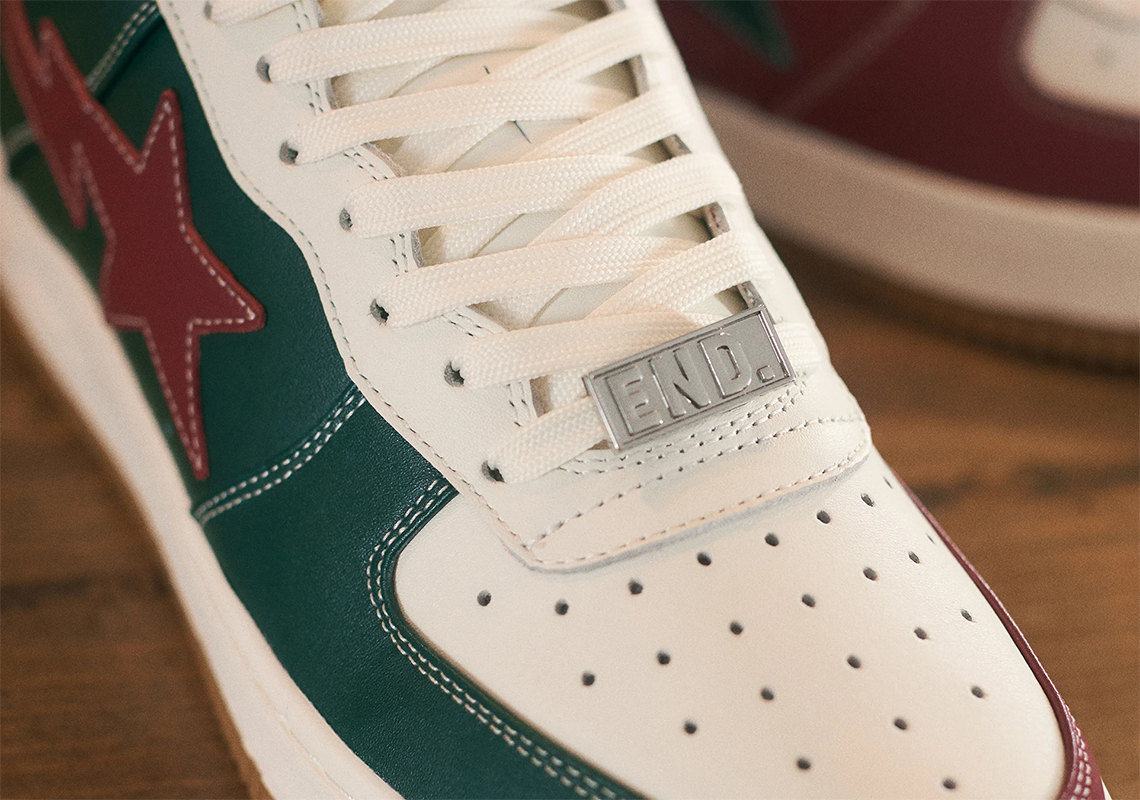 Một vài hình ảnh của mẫu giày sneaker END A Bathing Ape Bapesta Bowling - 7