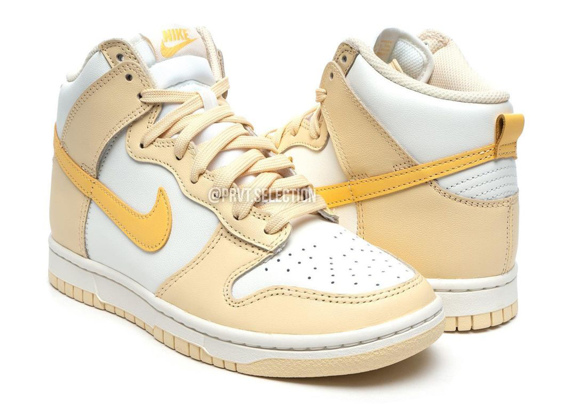 Mùa xuân này, đừng bỏ lỡ Nike Dunk High Tan Yellow White - 1