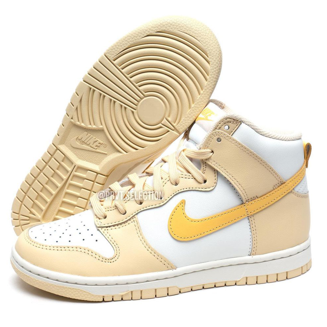 Mùa xuân này, đừng bỏ lỡ Nike Dunk High Tan Yellow White - 3
