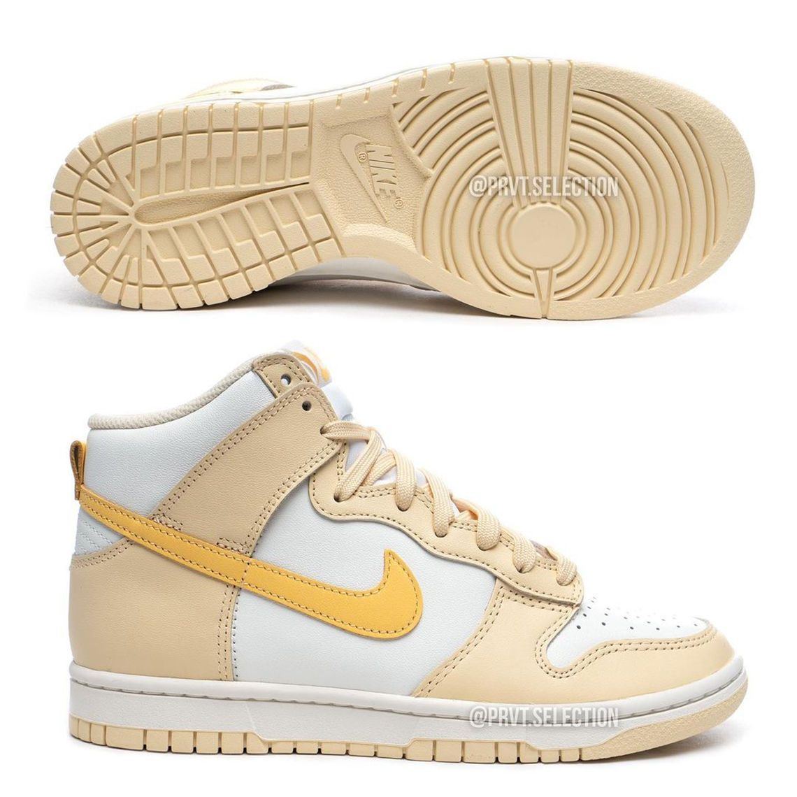 Mùa xuân này, đừng bỏ lỡ Nike Dunk High Tan Yellow White - 4