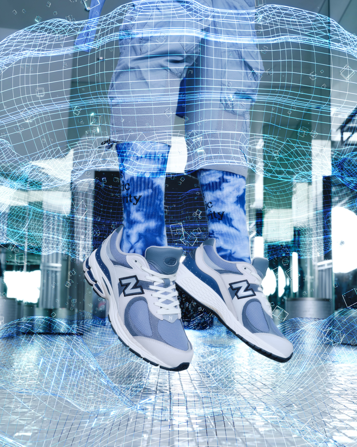 New Balance 2002R atmos Cyber World: Kết hợp sáng tạo với thế giới công nghệ - 5