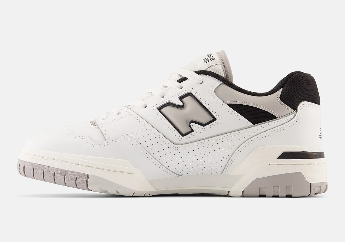 New Balance 550 có kiểu dáng trắng/xám/đen linh hoạt - 3