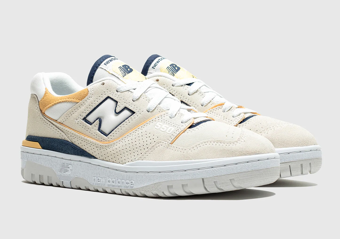 New Balance 550 đi kèm với các điểm nhấn Raw Sugar - 1