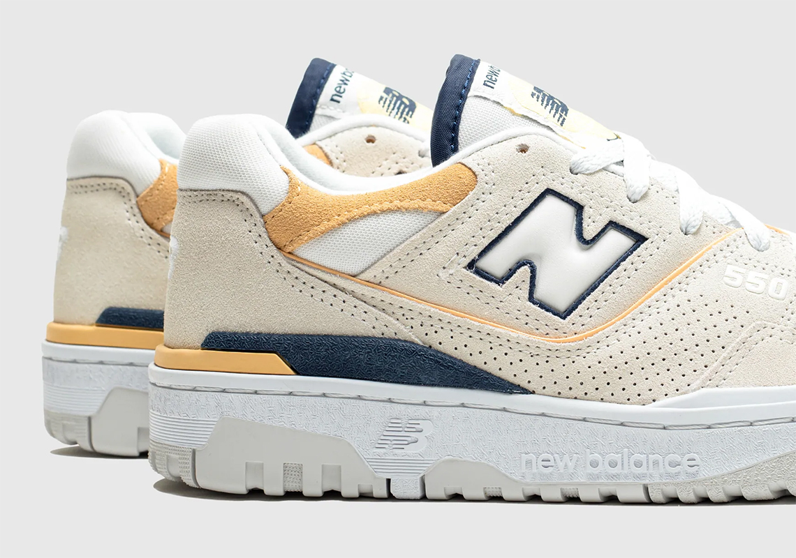 New Balance 550 đi kèm với các điểm nhấn Raw Sugar - 4