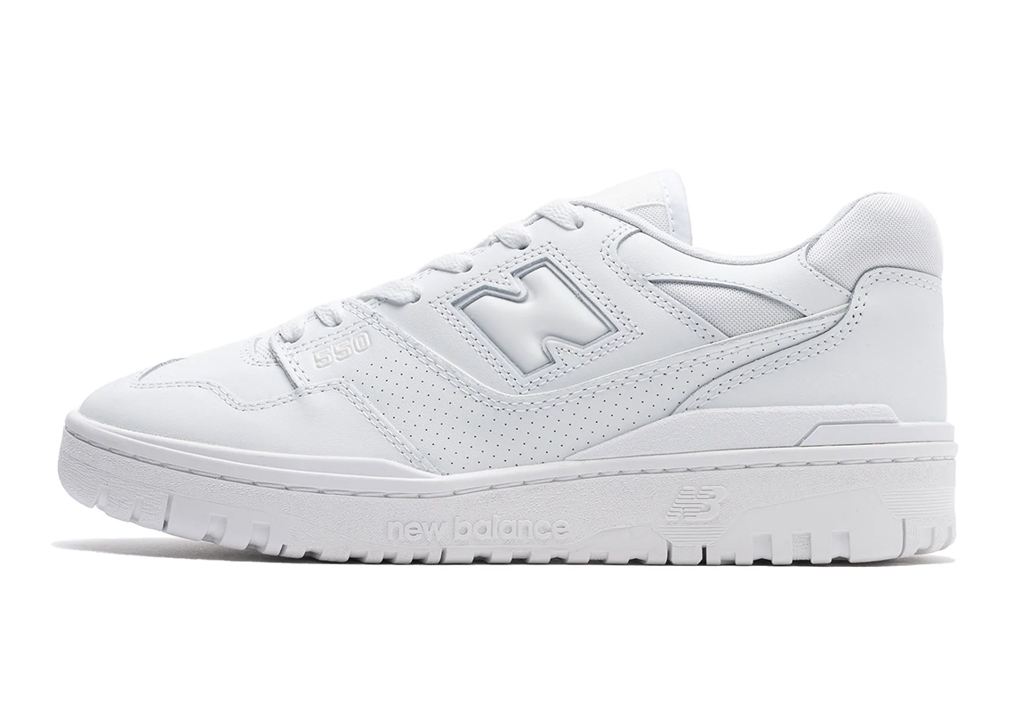 New Balance 550 được dọn dẹp lại với màu Triple White - 2