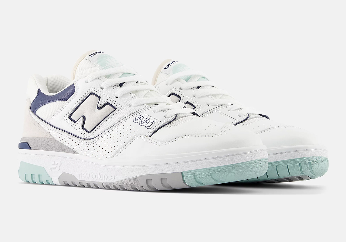 New Balance 550 'Navy/Mint': Bộ sưu tập mới mát mẻ đang chờ đón bạn! - 1