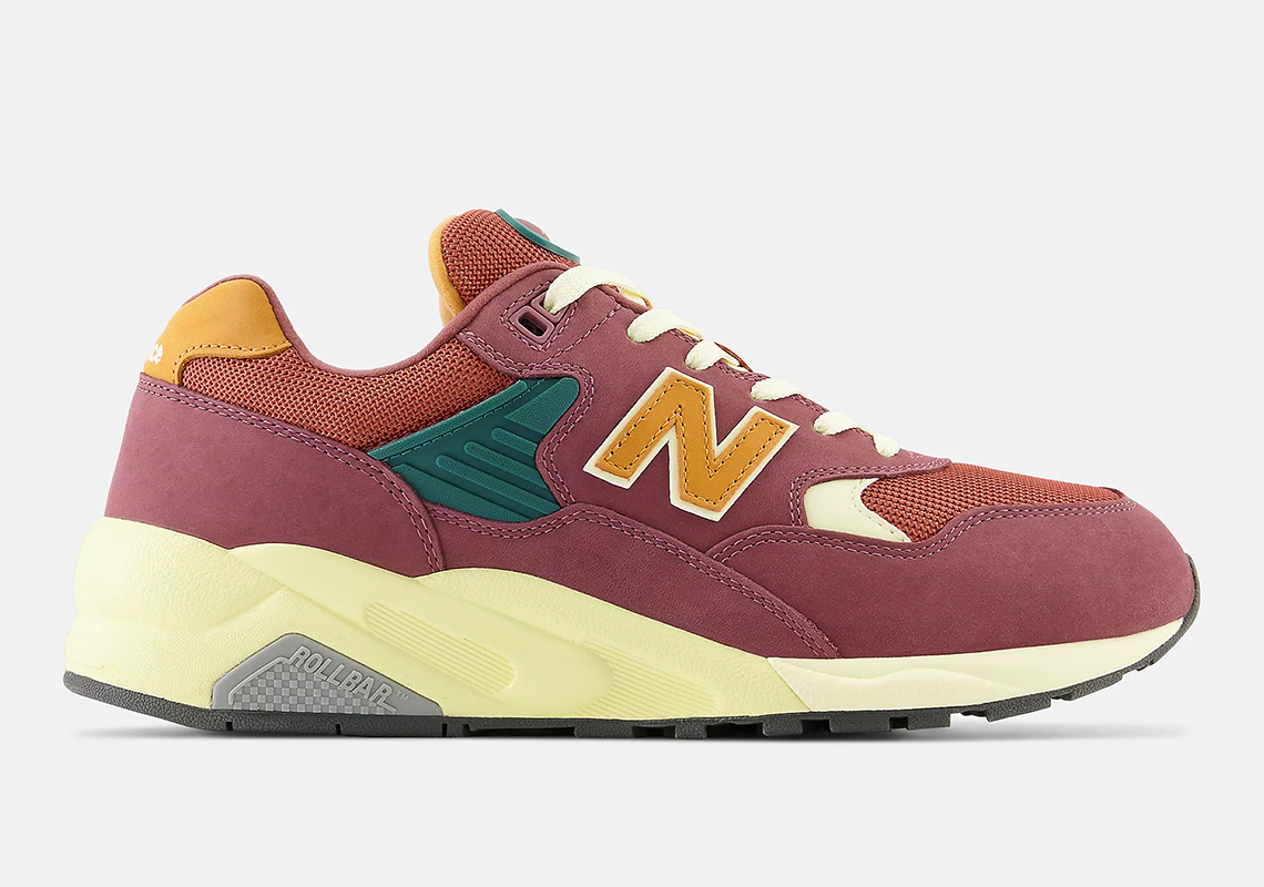 New Balance 580: Sự Quay Trở Lại với Mẫu Mới 'Washed Burgundy' và 'Vintage Teal' - 1