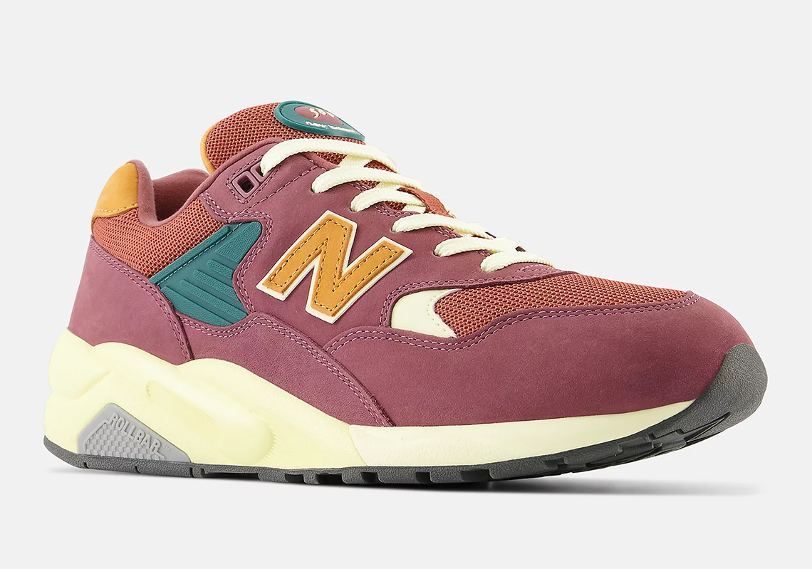 New Balance 580: Sự Quay Trở Lại với Mẫu Mới 'Washed Burgundy' và 'Vintage Teal' - 2