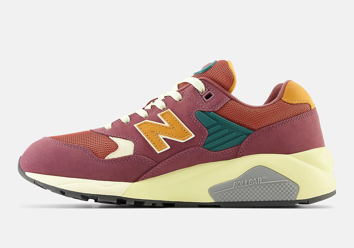 New Balance 580: Sự Quay Trở Lại với Mẫu Mới 'Washed Burgundy' và 'Vintage Teal' - 3