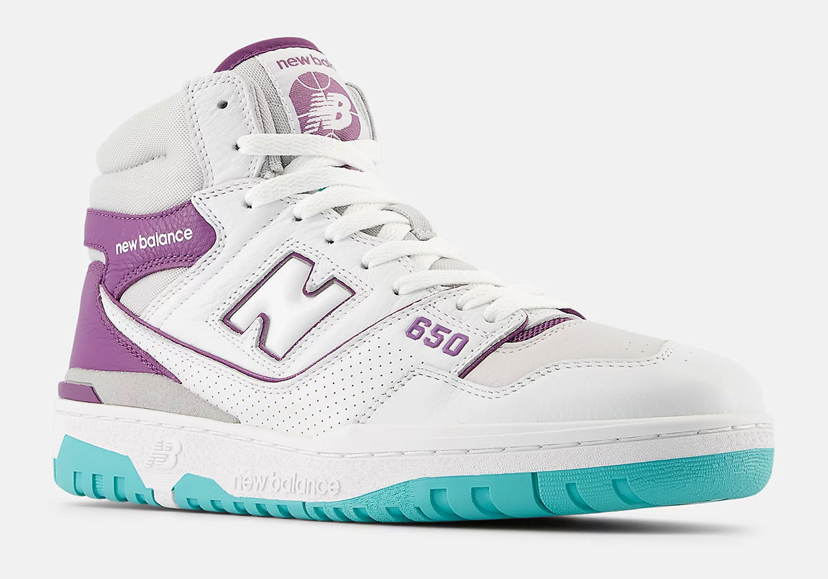 New Balance 650 'Aqua/Grape': Sự Tôn Vinh Cho Đội Bóng Rổ Kinh Điển