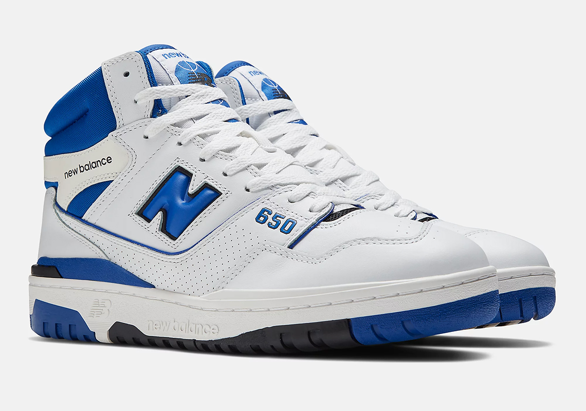 New Balance 650 màu Sports White và Royal Blue - 2