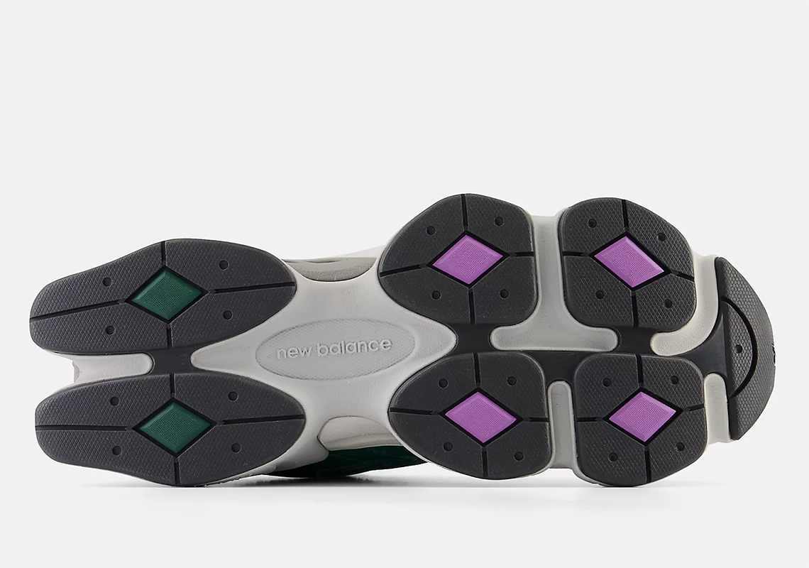 New Balance 9060 lộ diện với màu xanh lá cây và màu tím - 6