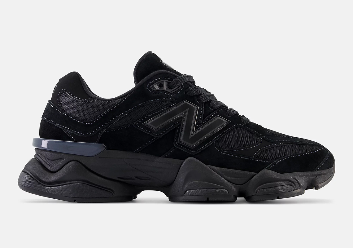 New Balance 9060 Triple Black: Phối màu đen tuyền luyện tạo phong cách tinh tế - 2