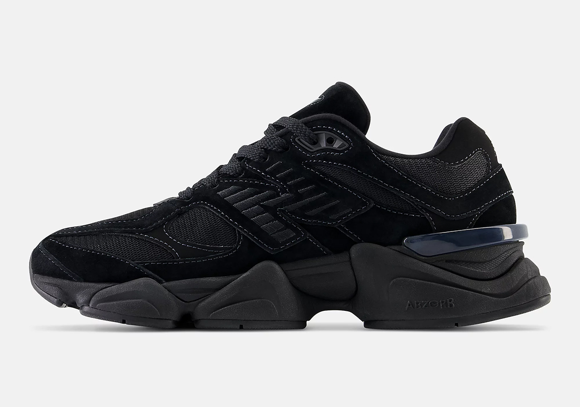New Balance 9060 Triple Black: Phối màu đen tuyền luyện tạo phong cách tinh tế - 3
