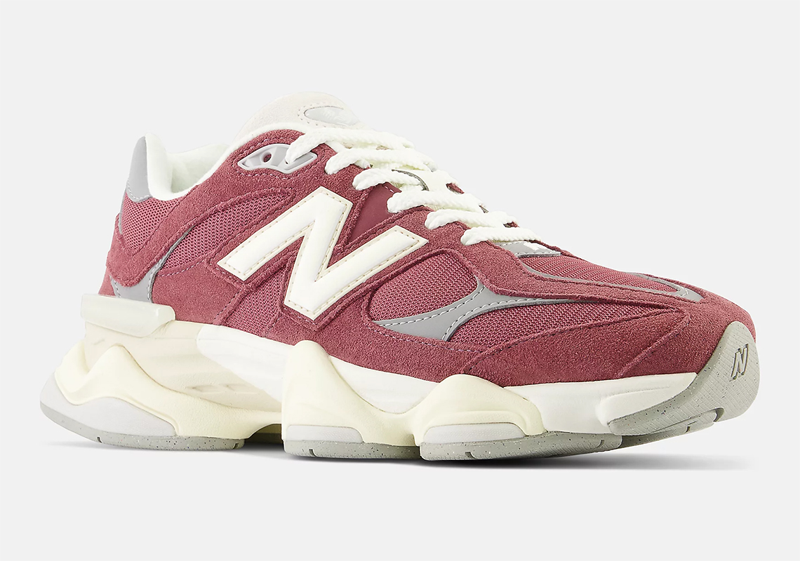 New Balance 9060 Washed Burgundy - Phiên bản mùa thu mới! - 1