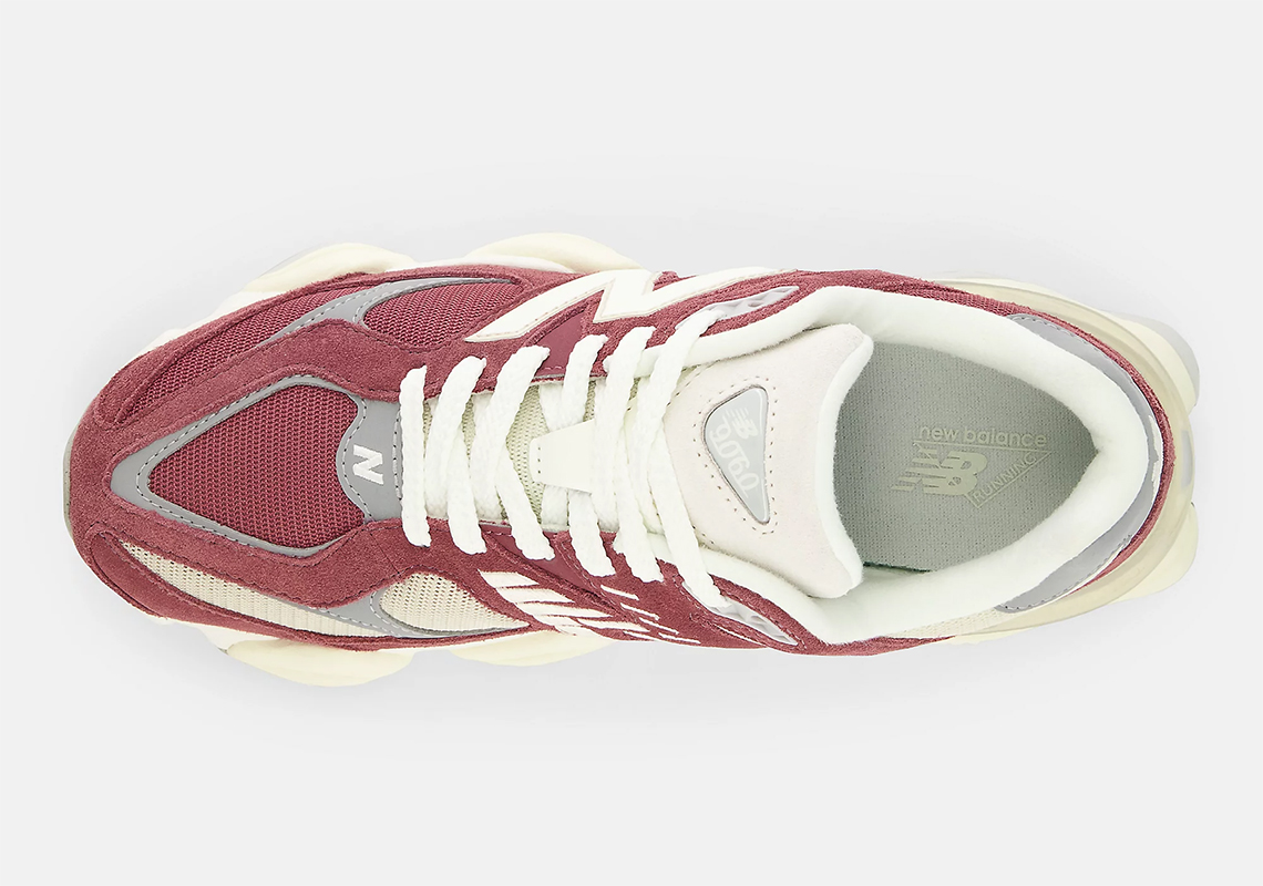 New Balance 9060 Washed Burgundy - Phiên bản mùa thu mới! - 4