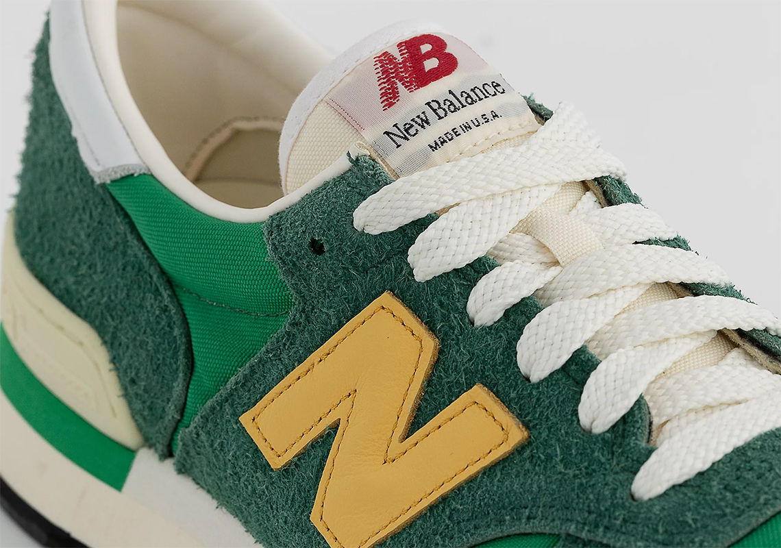 New Balance 990 MADE IN USA Green/Yellow - Sắp Ra Mắt - 1