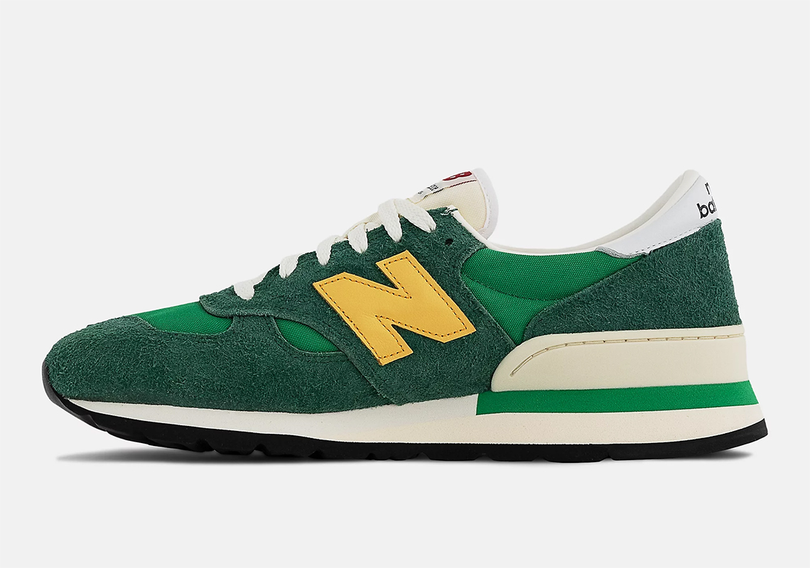 New Balance 990 MADE IN USA Green/Yellow - Sắp Ra Mắt - 4
