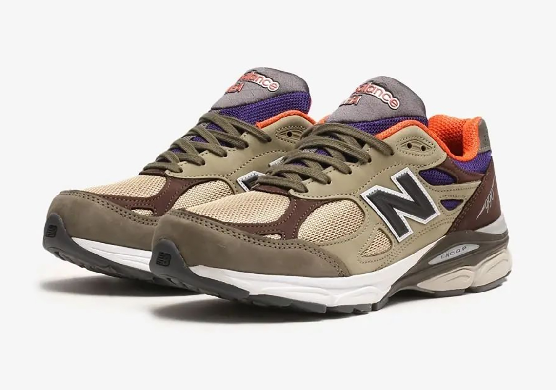 New Balance 990v3 thay đổi diện mạo mùa thu bằng cây ô liu - 3