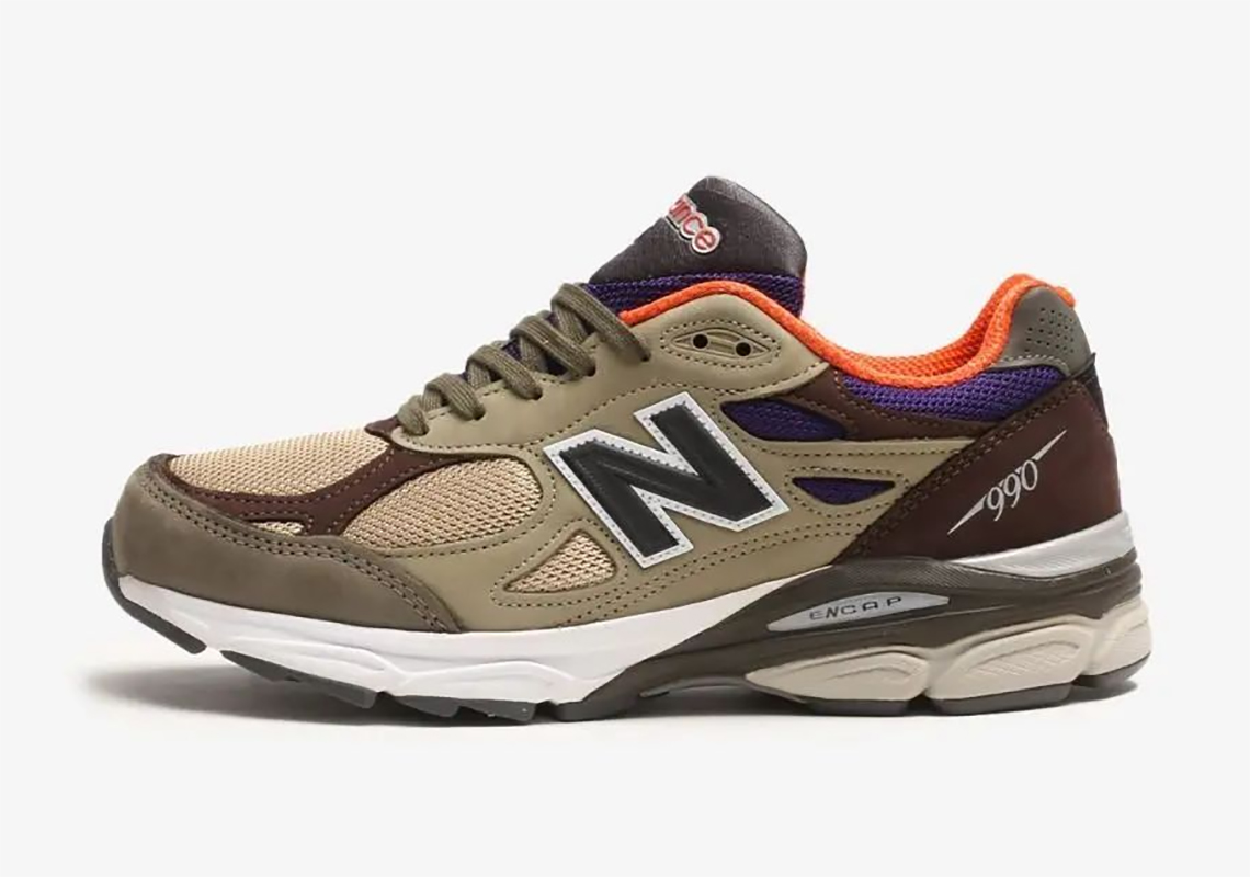 New Balance 990v3 thay đổi diện mạo mùa thu bằng cây ô liu - 4