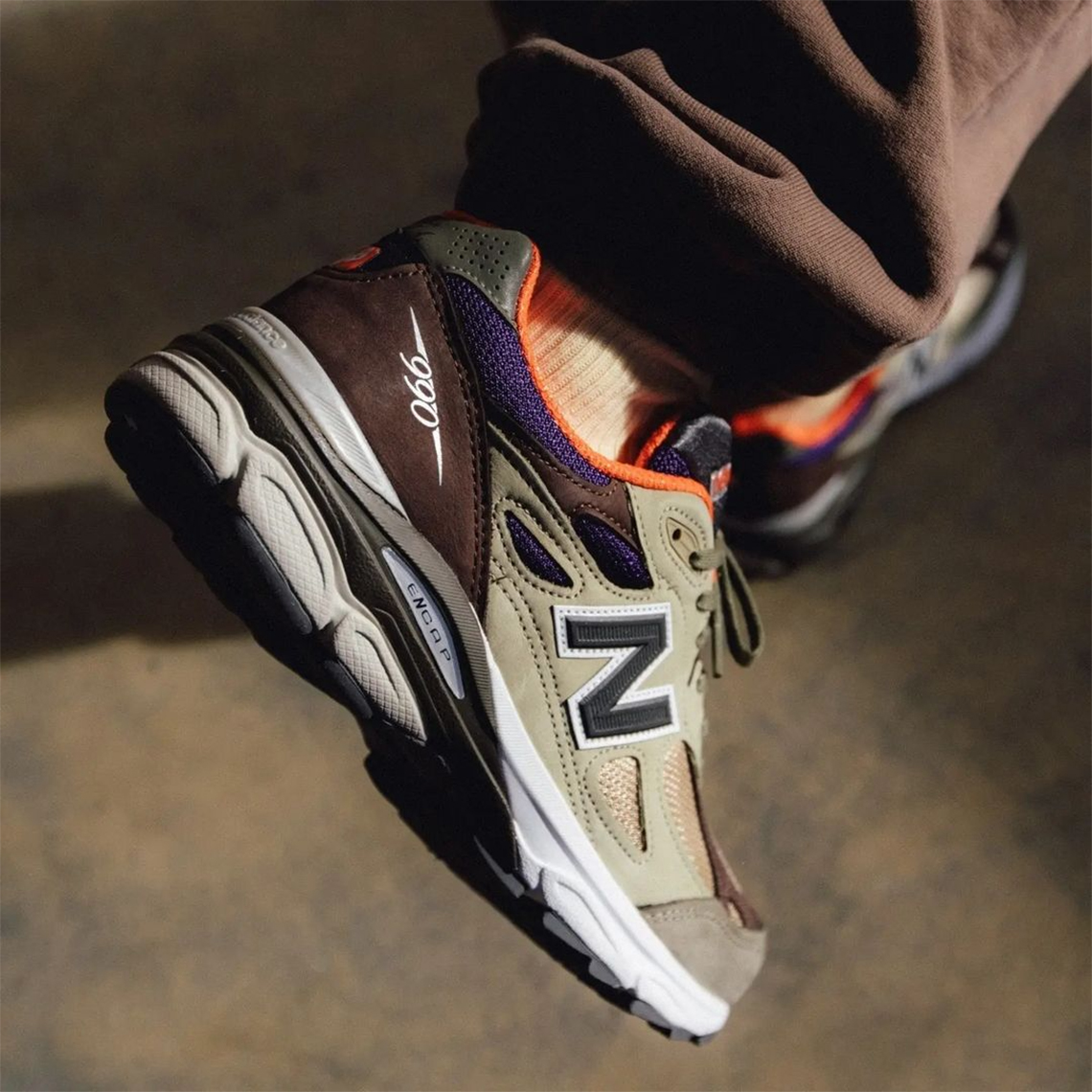 New Balance 990v3 thay đổi diện mạo mùa thu bằng cây ô liu - 9
