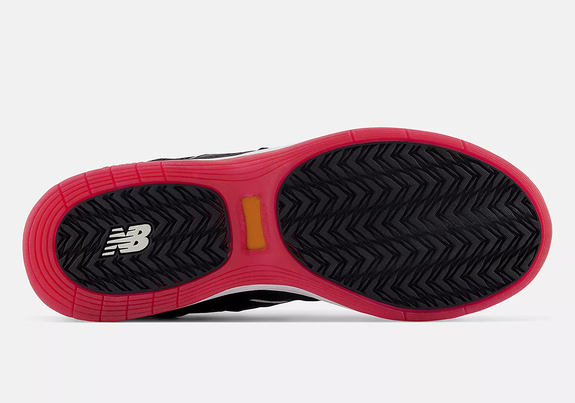 New Balance Numeric Tiago Lemos 808 với màu đen và đỏ cổ điển - 6