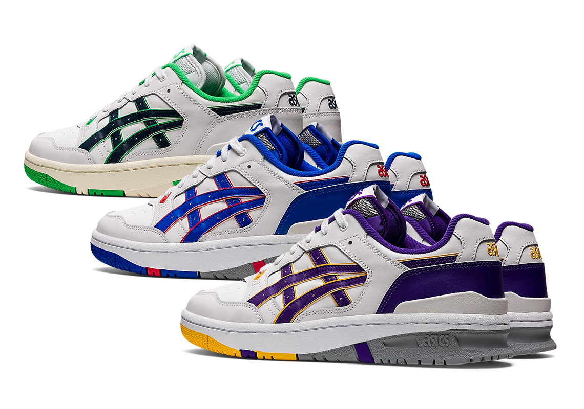 Người hâm mộ Lakers, Knicks và Celtics sẽ hài lòng với ba bản phát hành chung của ASICS EX89