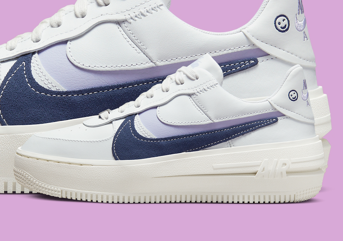 Những bông hoa tử đinh hương bao phủ Nike Air Force 1 PLT-AF-FORM - 1