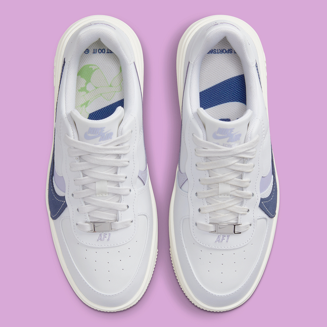 Những bông hoa tử đinh hương bao phủ Nike Air Force 1 PLT-AF-FORM - 7