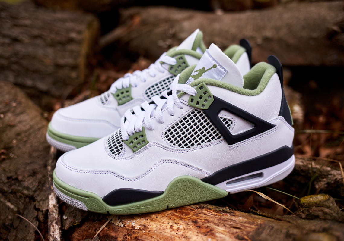 Những hình ảnh chính thức của Air Jordan 4 Oil Green - 2