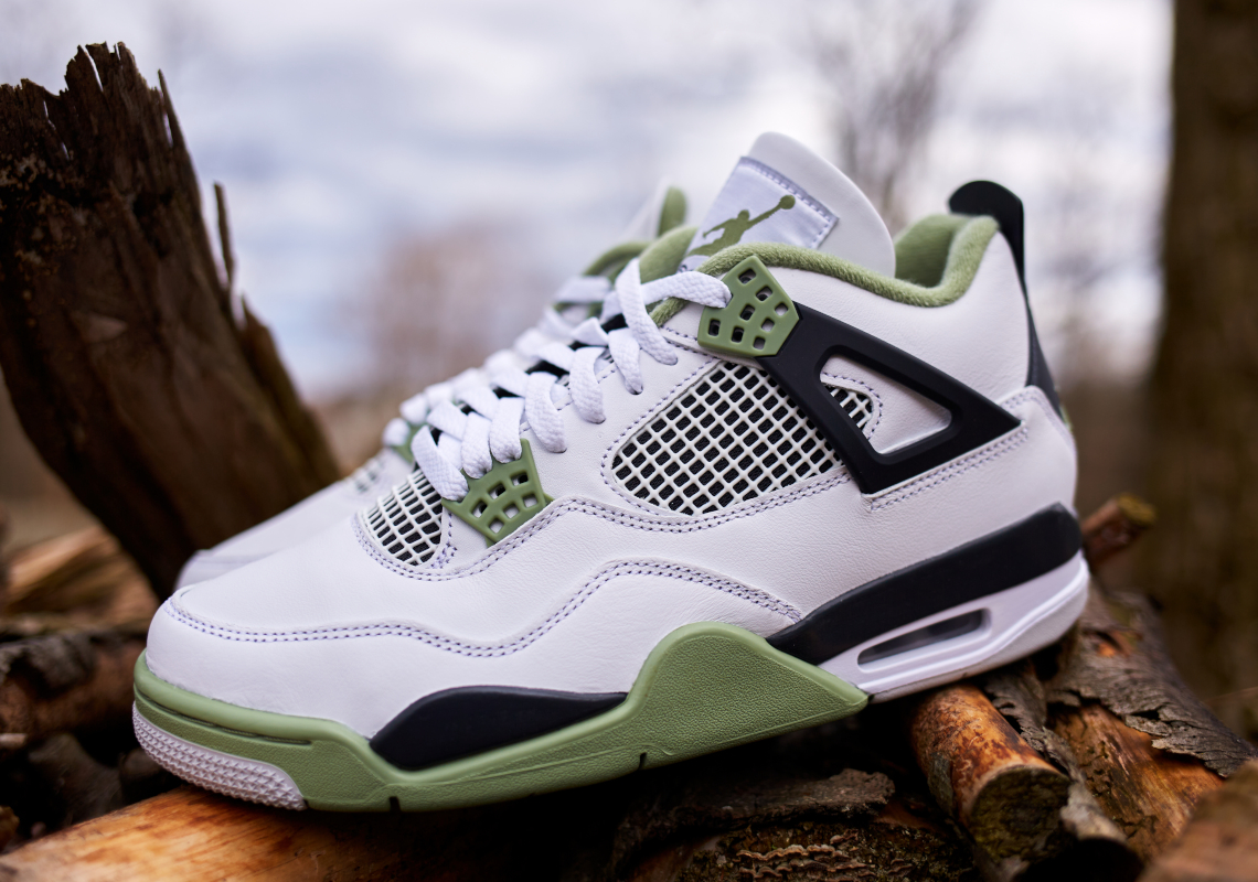 Những hình ảnh chính thức của Air Jordan 4 Oil Green - 3