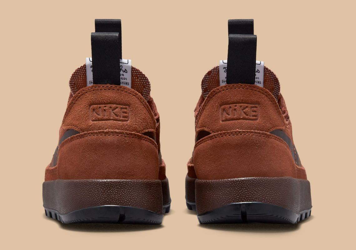 Những hình ảnh chính thức của Giày đa dụng Tom Sachs x NikeCraft Field Brown - 5