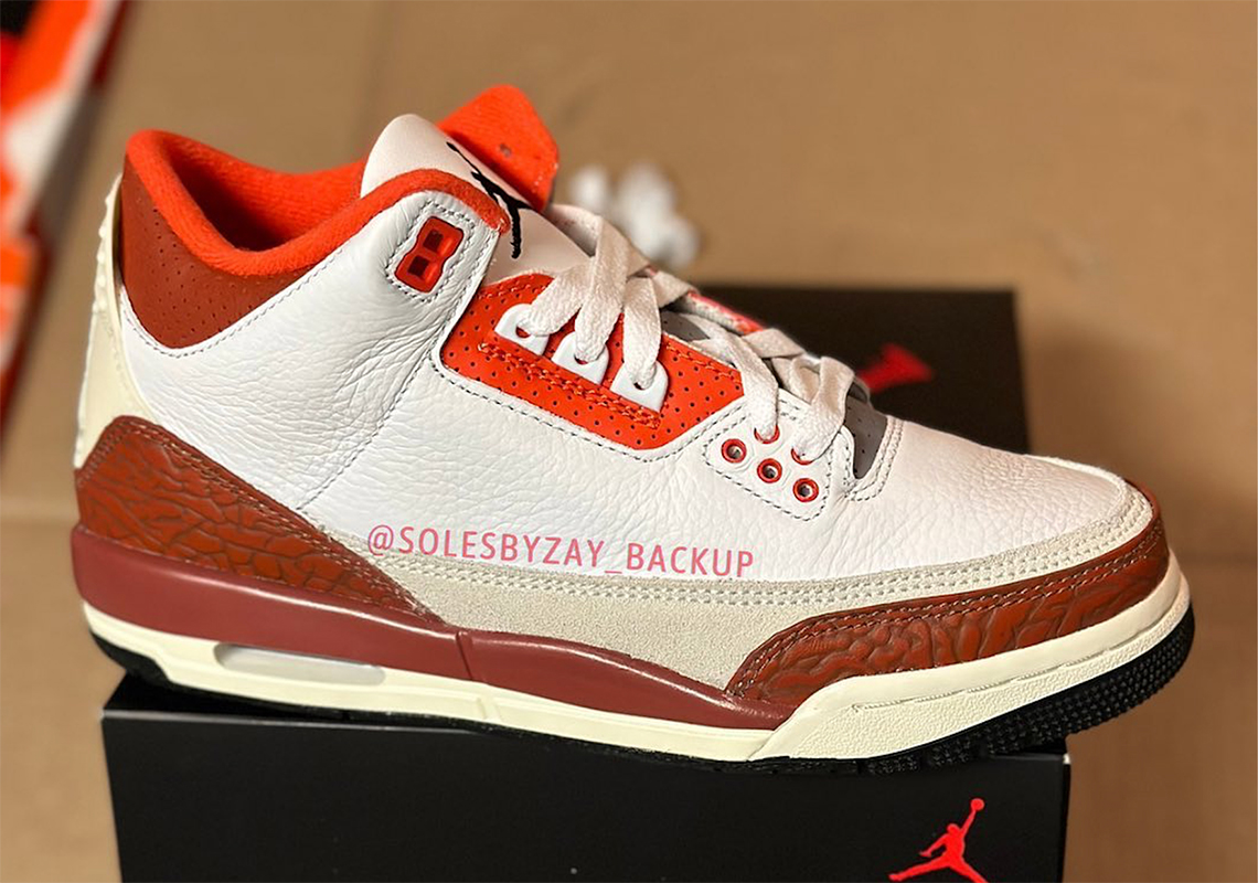 Những hình ảnh đầu tiên của mẫu giày Air Jordan 3 GS Dunk on Mars - 1