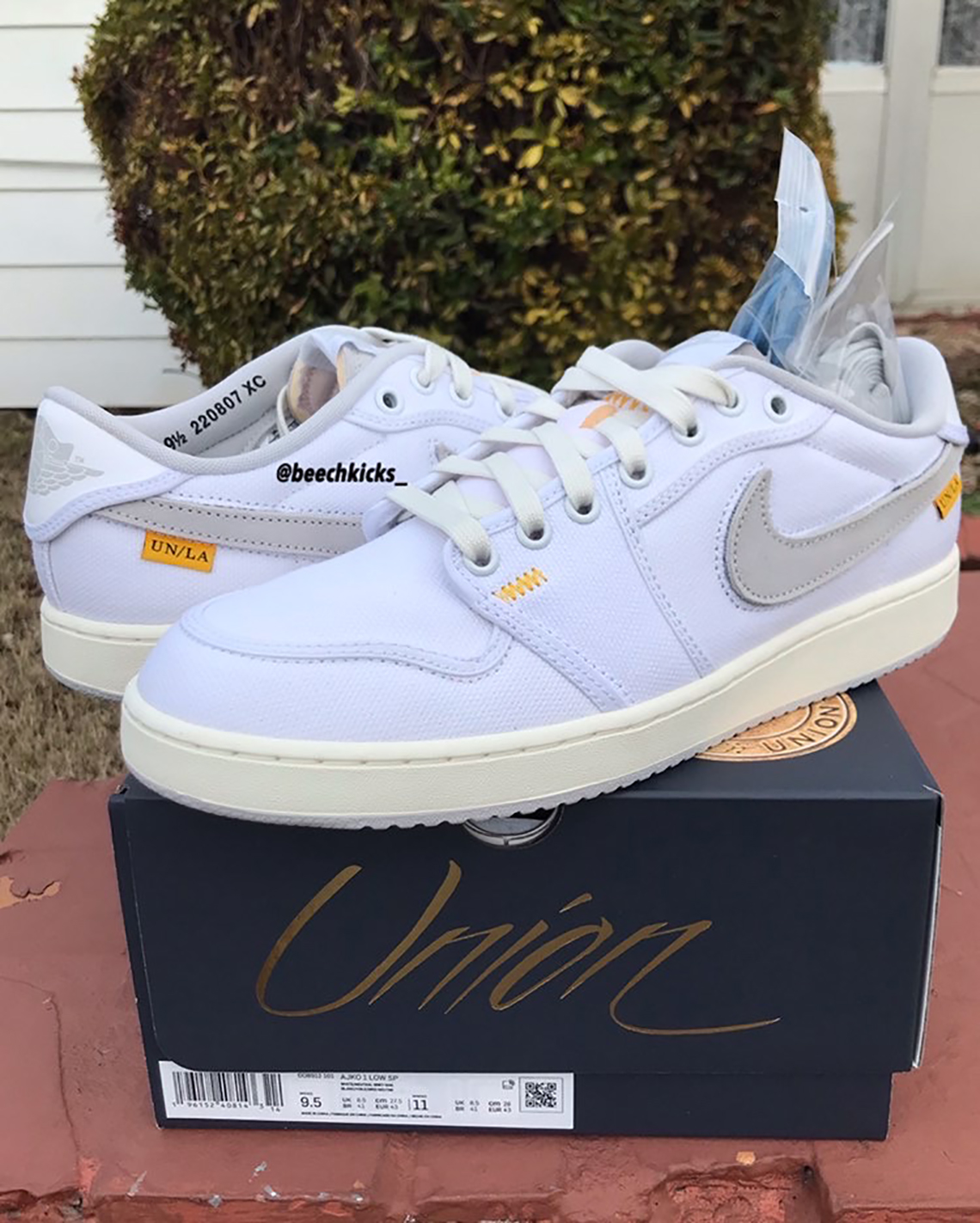 Những hình ảnh đầu tiên của mẫu giày Union LA Air Jordan 1 KO Low - 2